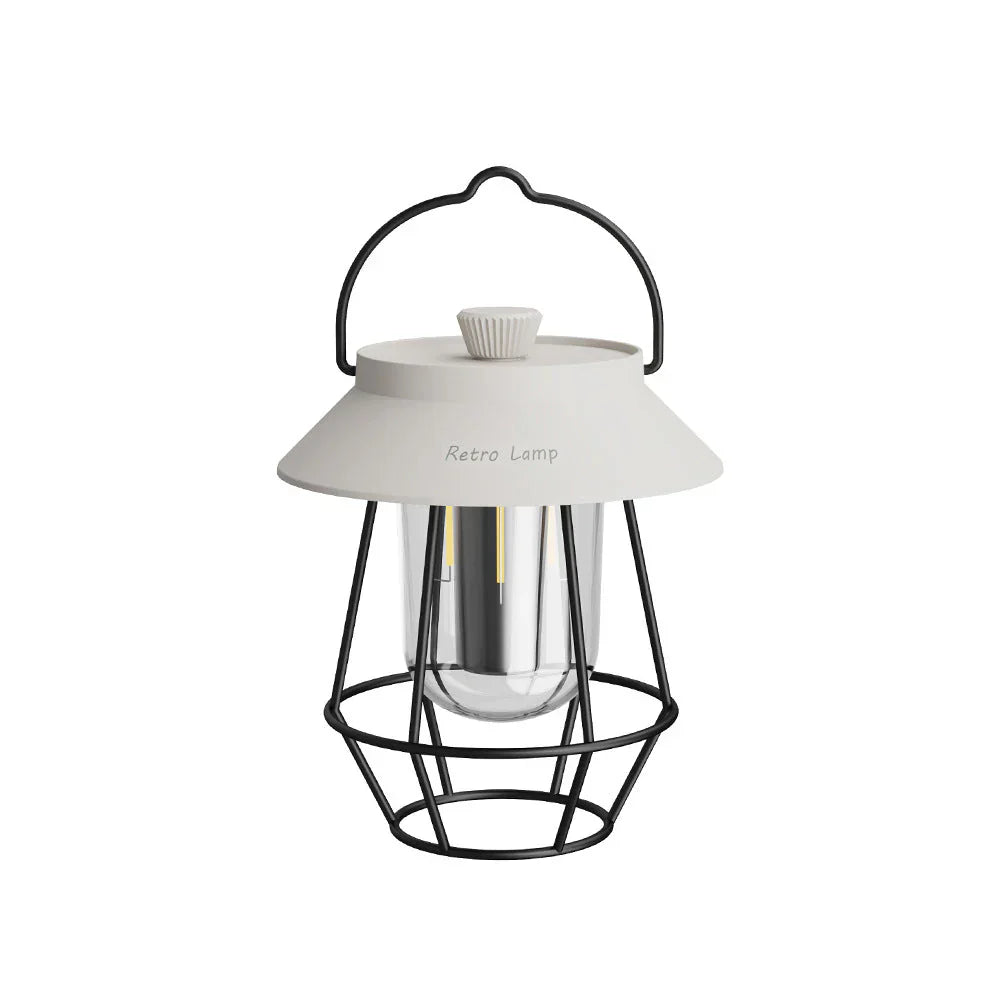 LED Camping Lantern in Retro Design – Portable Lamp for Indoor and Outdoor | Kalsten