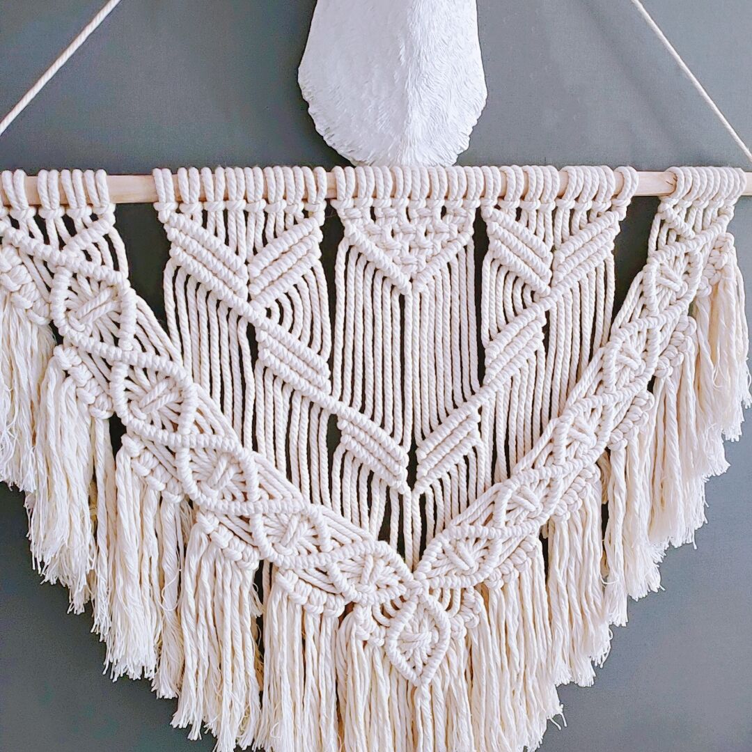 Bohemian Macrame Fringe Wall Hanging Kalsten