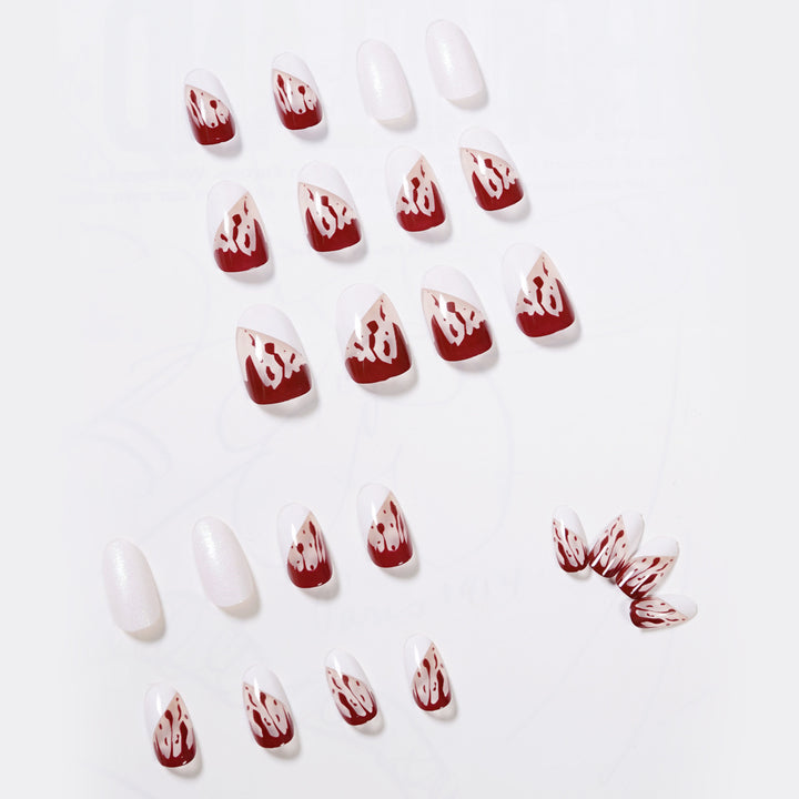 Artistic acrylic nails with elegant flower and glitter accents Kalsten