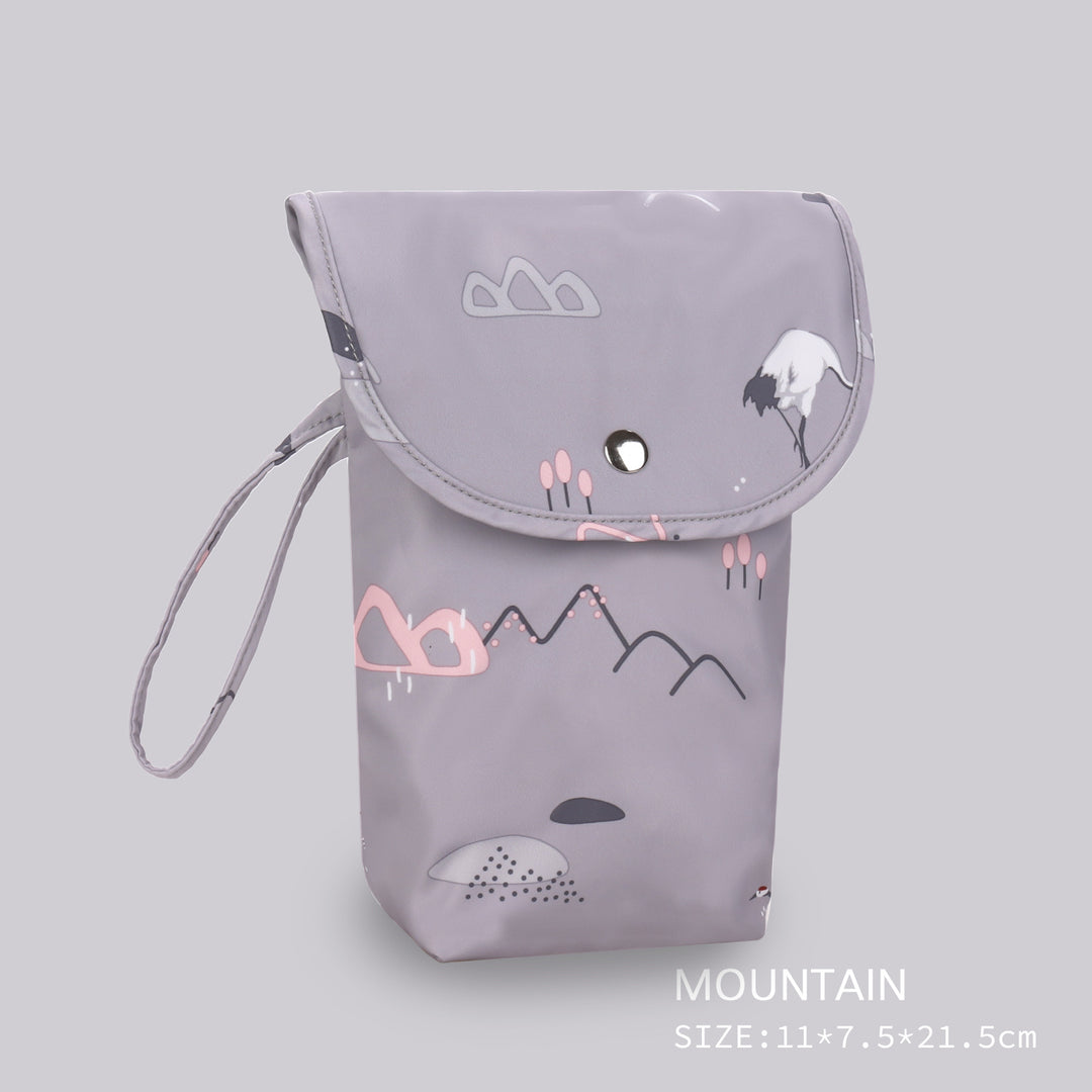 Insulated beverage carrier bag with stylish lemon pattern Kalsten