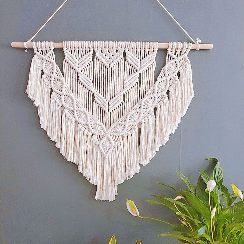 Bohemian Macrame Fringe Wall Hanging Kalsten