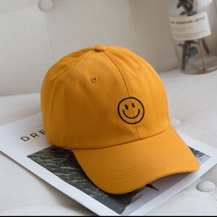 Women's Adjustable Smile Embroidered Cap Kalsten