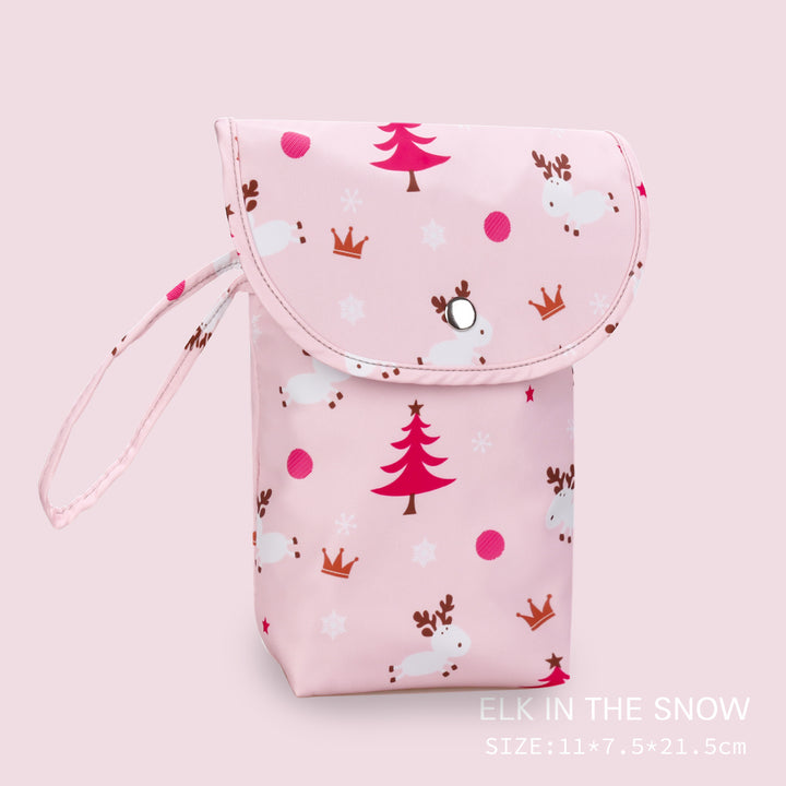 Insulated beverage carrier bag with stylish lemon pattern Kalsten