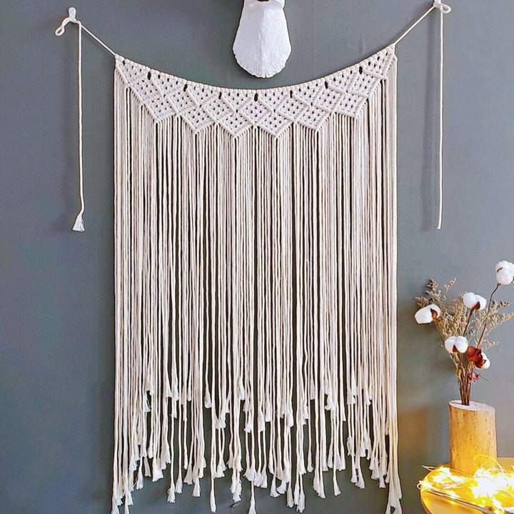 Decorative Fringe Macrame Wall Hanging Kalsten