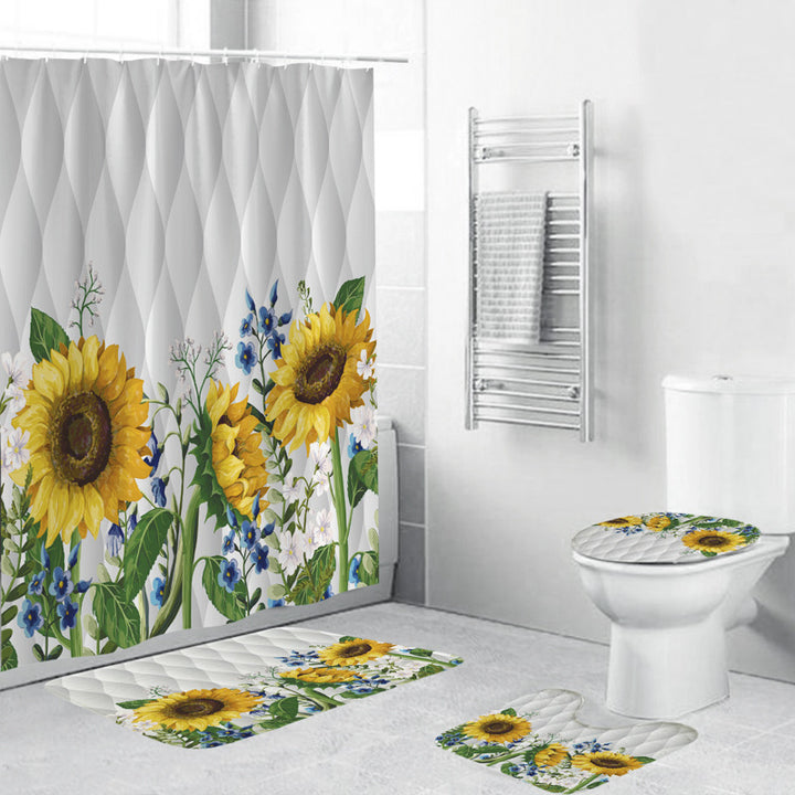 Floral Decorative Shower Curtain Kalsten