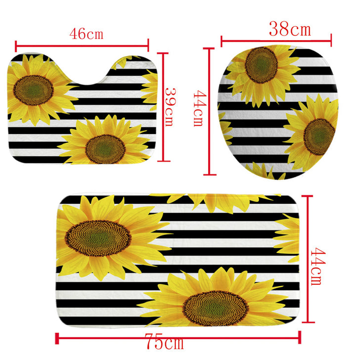 Floral Decorative Shower Curtain Kalsten
