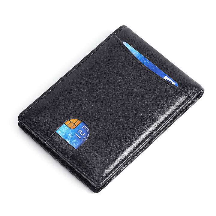 RFID-Blocking Leather Trifold Wallet