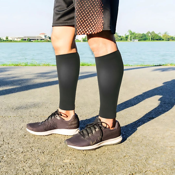 ComfortFlow Support Socks | Soft Highly Elastic Calf Compression - for Muscle Recovery and Circulation Enhancement Kalsten