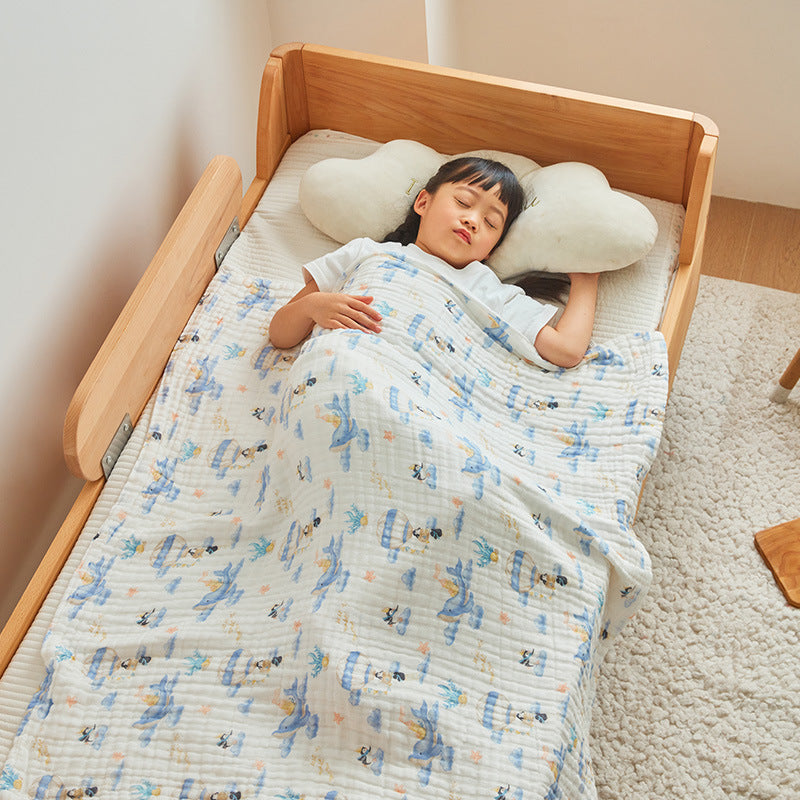 Cotton gauze blanket for children, 4- or 6-layers