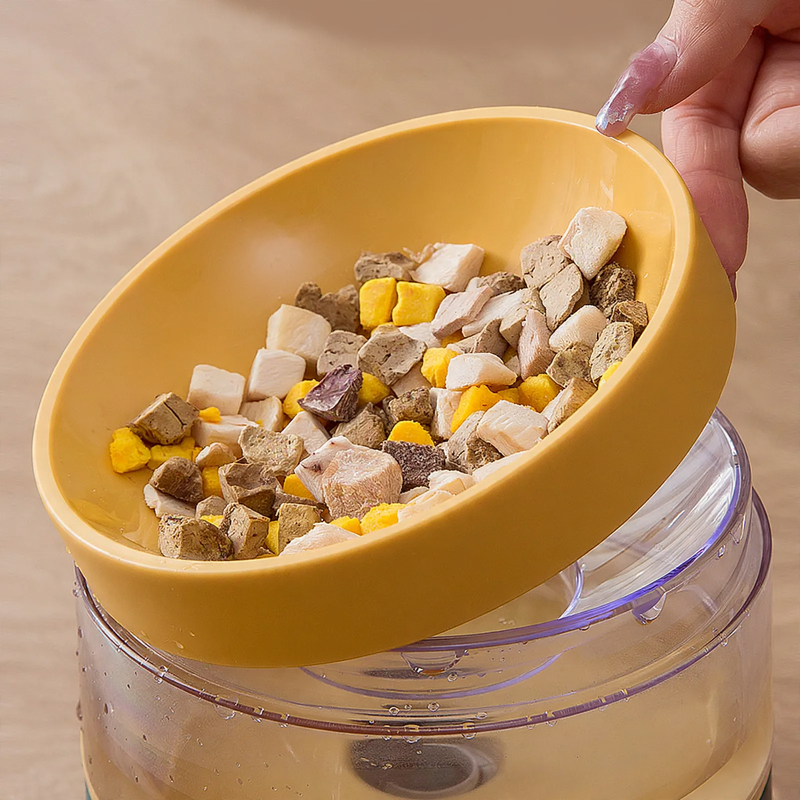 Double bowl for cats, non-slip, food and water