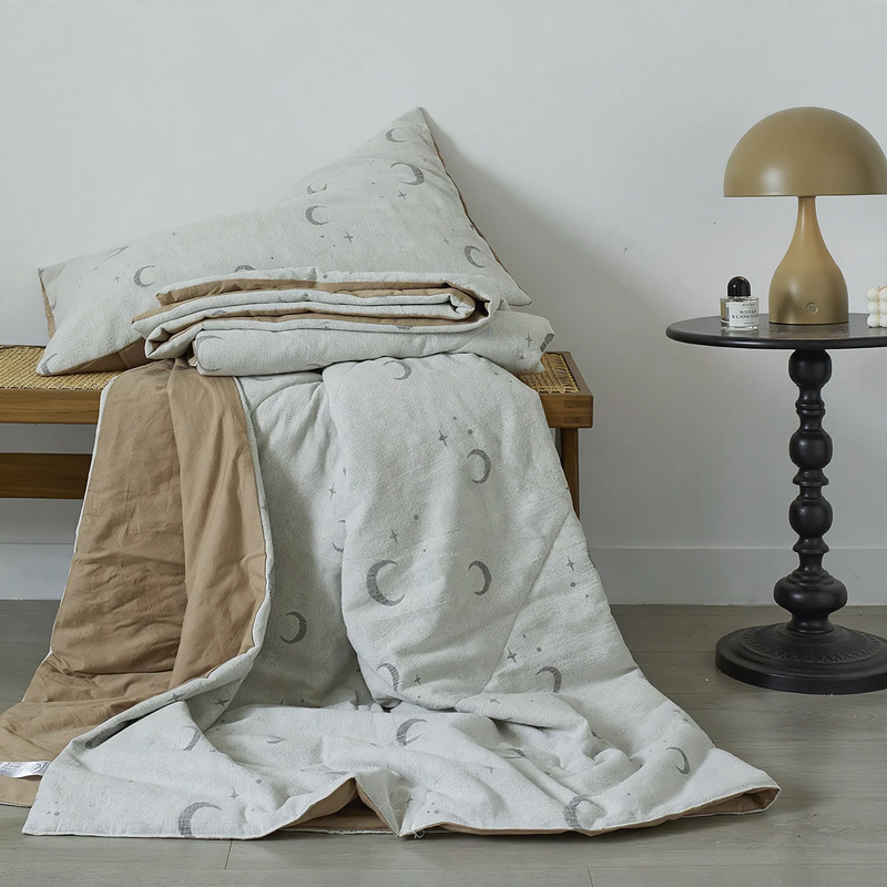 Cotton summer blanket, washable