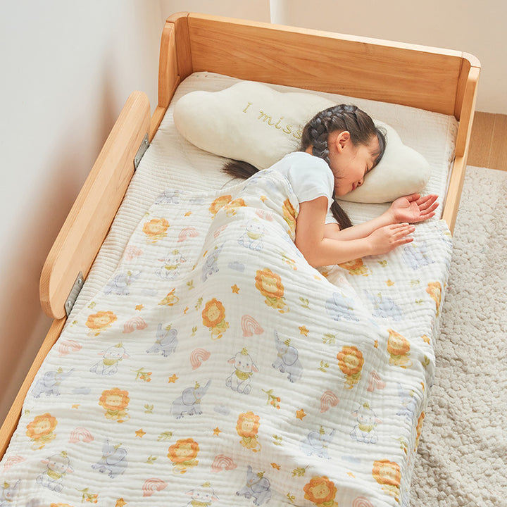 Cotton gauze blanket for children, 4- or 6-layers