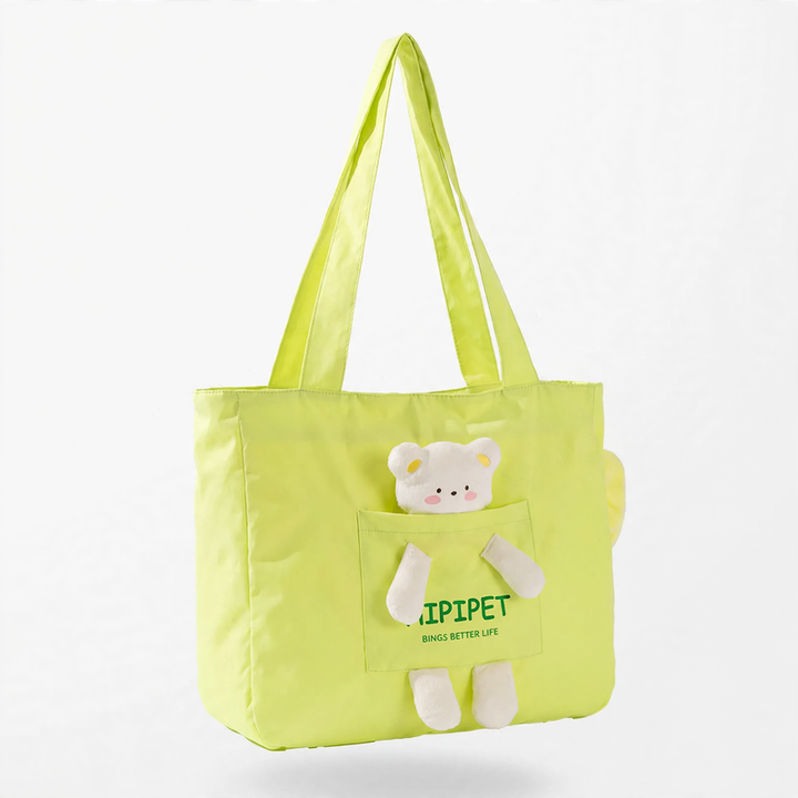 Breathable Summer Tote Bag with Cartoon Design