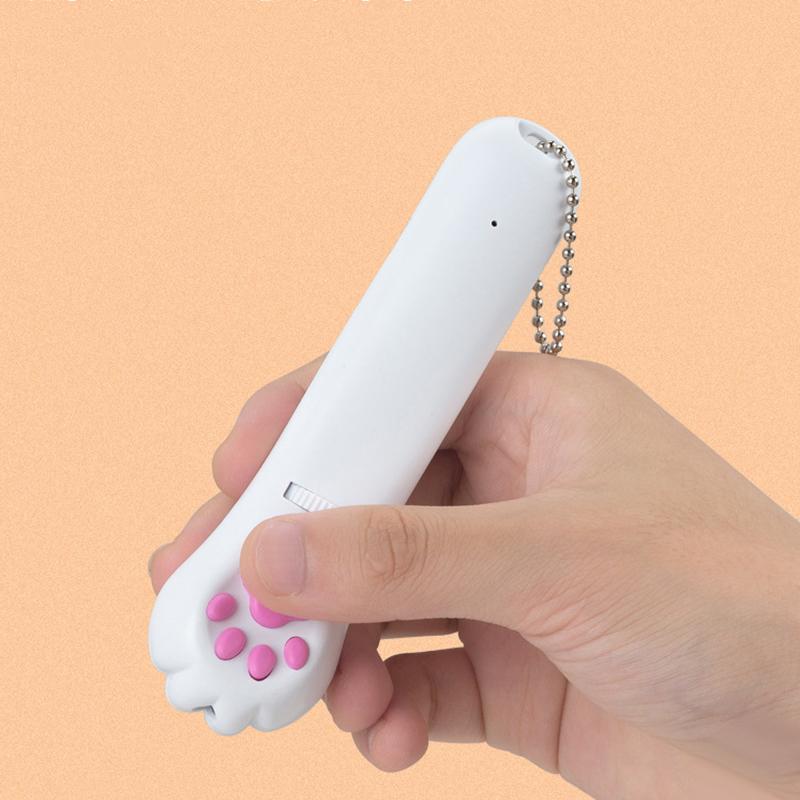 PurrPlay USB Rechargeable Cat Laser Toy – Interactive LED Light with 4 Patterns | Kalsten