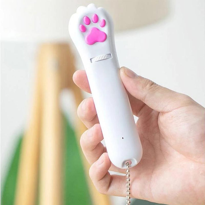 Kalsten | PurrPlay USB Rechargeable Cat Laser Toy – Interactive LED Light with 4 Cartridges