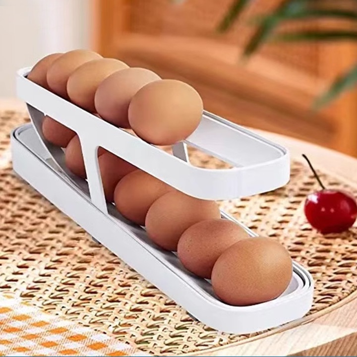 Automatic Scroll Egg Shelf Holder Storage Box | Kalsten