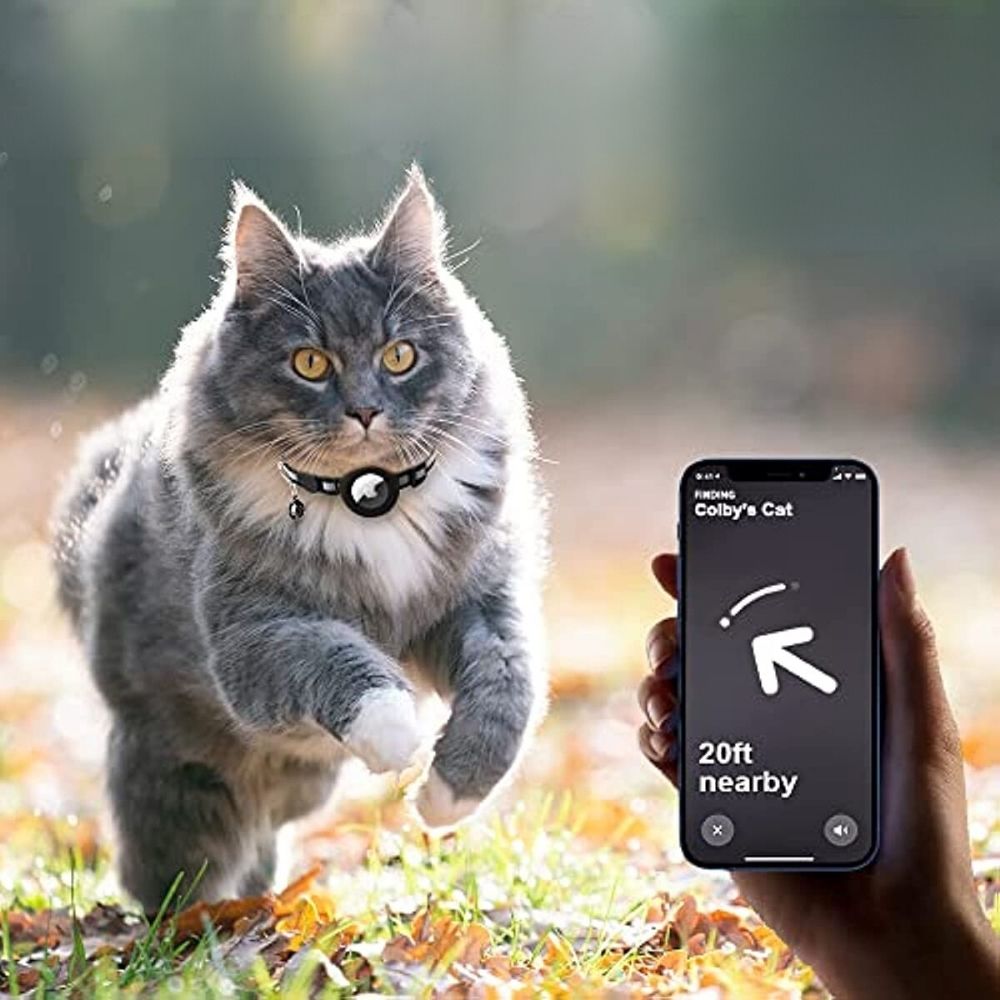 Cat Collar with Bell and GPS Holder Noxord