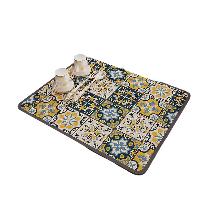 Kalsten | Retro Quick-drying Water-repelling Mat for Kitchen-Bar-Countertops
