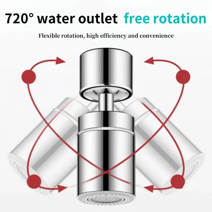 Noxord | 360° Faucet Attachment – Splash-Free with 2 Spray Modes