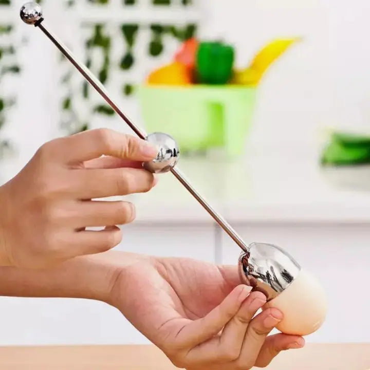 Kalsten | Stainless Steel Egg Opener – Precise Opening with Tapping Effect