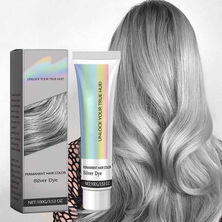 2-in-1 Natural Silver Hair Dye Essence
