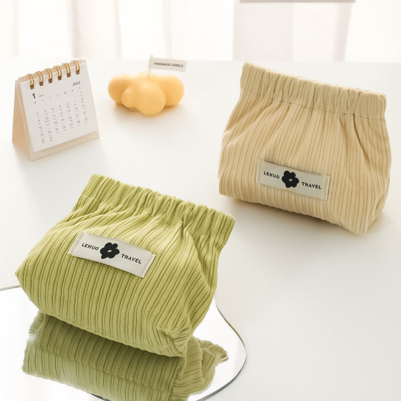 Corduroy elastic tie organizer | Kalsten