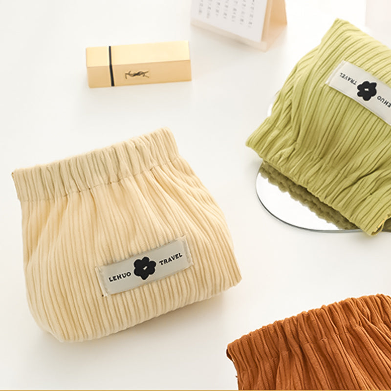 Corduroy elastic tie organizer | Kalsten