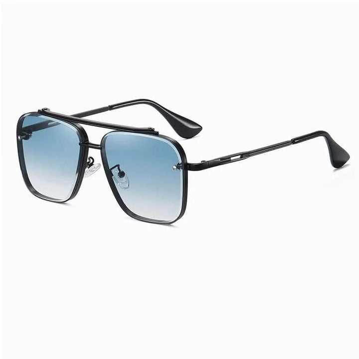 Kalsten | Men’s Gradient Lens Sunglasses with Large Metal Frame
