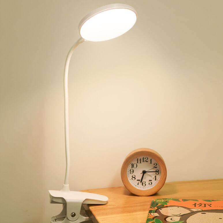 Simple LED Clip Desk Lamp rechargeable Eye Protection Night Light | Noxord