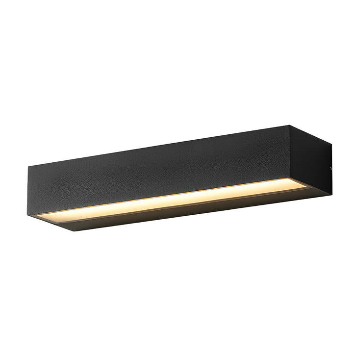 Minimalist Strip Waterproof LED Black Modern Outdoor Wall Washer Light | Kalsten