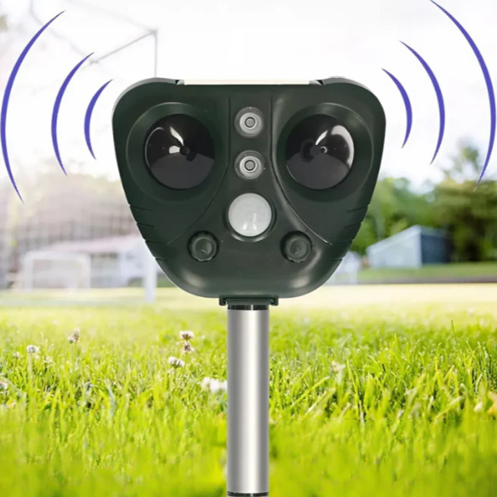 Kalsten | Repeller Solar Ultrasonic Bird Repeller Outdoor Waterproof Yard