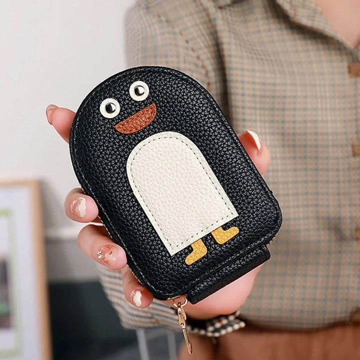 PU wallet for credit card and cute penguins | Kalsten