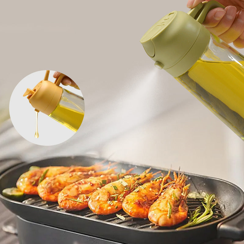2 in 1 Glass Oil Sprayer & Dispenser | Kalsten