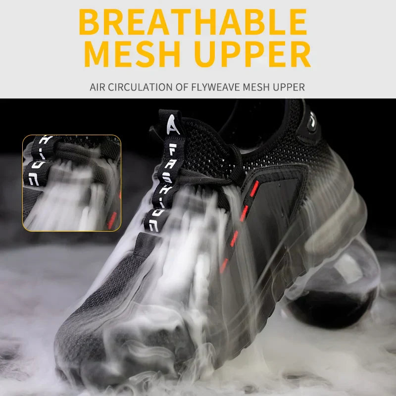 Kalsten | Ultralight, breathable, slip-resistant work shoes with steel toe - Free Shipping