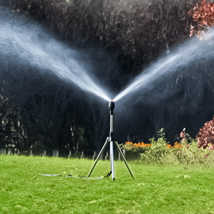 Automatic rotating tripod sprinkler | Kalsten