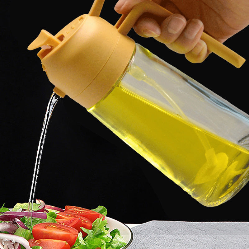 2-in-1 glass oil sprayer and dispenser | Kalsten