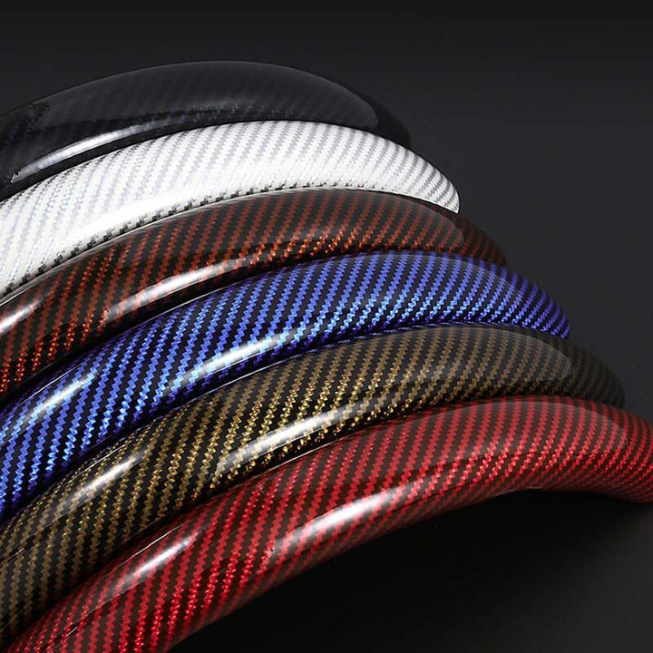 Kalsten | Universal Laser Carbon Fiber Pattern Steering Wheel Cover