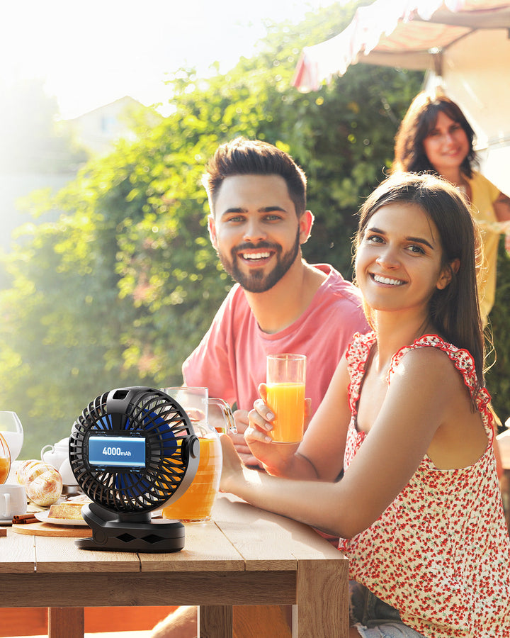 Portable Clip on Fan - Battery Operated Stroller Fan | Kalsten