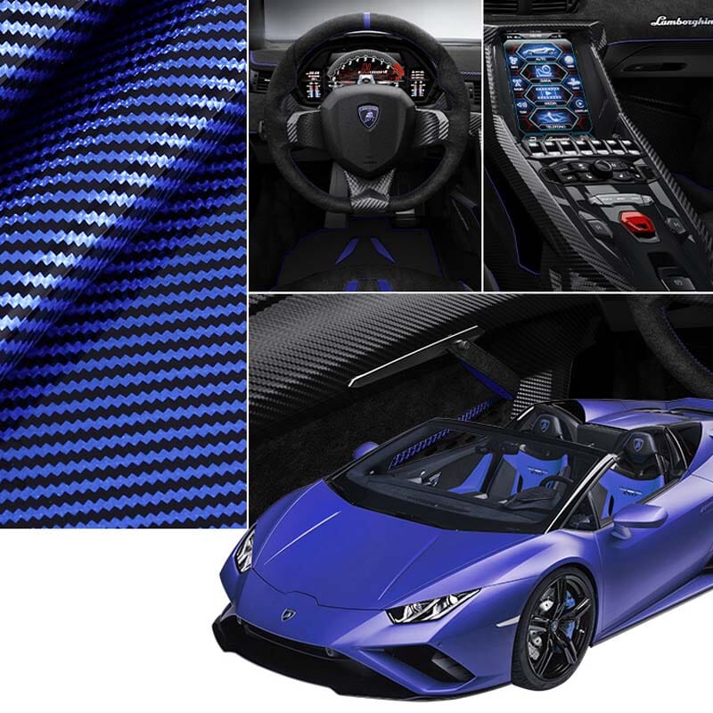 Kalsten | Universal Laser Carbon Fiber Pattern Steering Wheel Cover