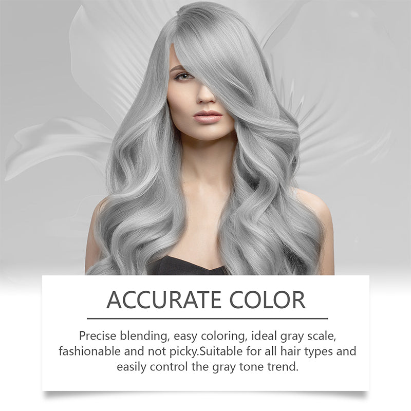 2-in-1 Natural Silver Hair Dye Essence