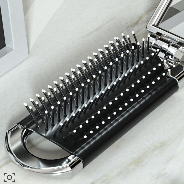 Kalsten | Travel Folding Mirror Hair Brush