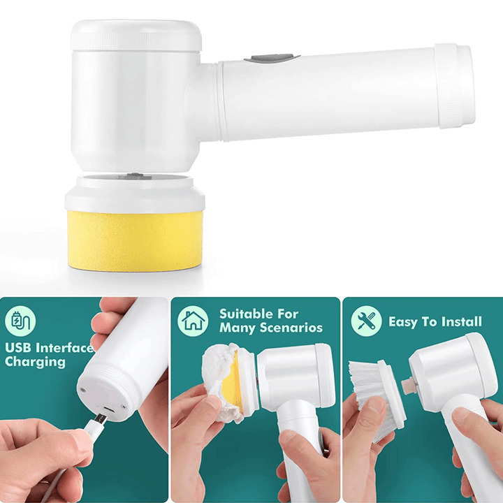 Rechargeable electric cleaning brush Saker | Kalsten