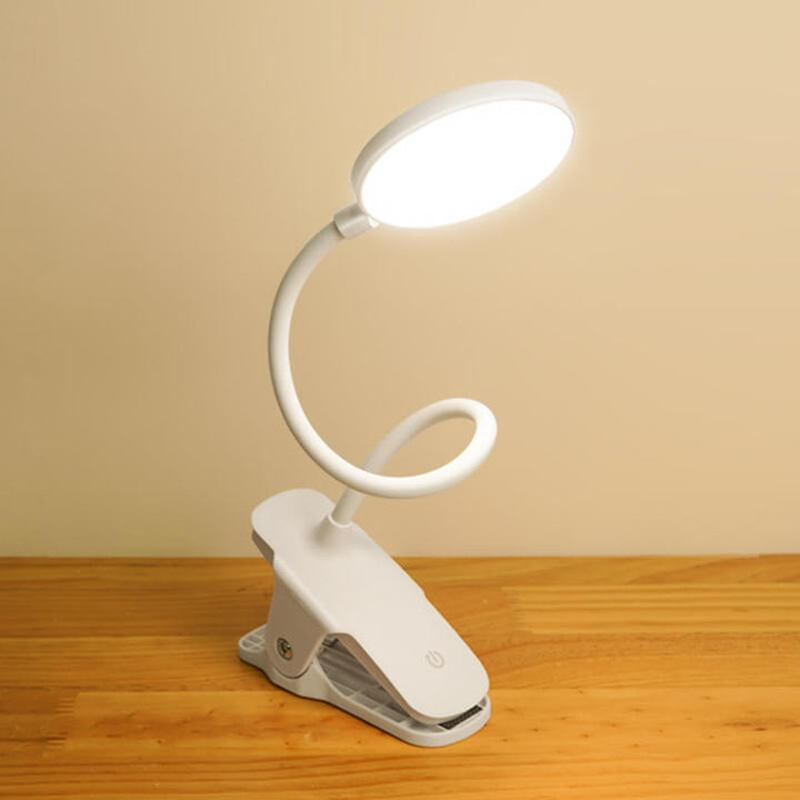 Simple LED Clip Desk Lamp rechargeable Eye Protection Night Light | Noxord