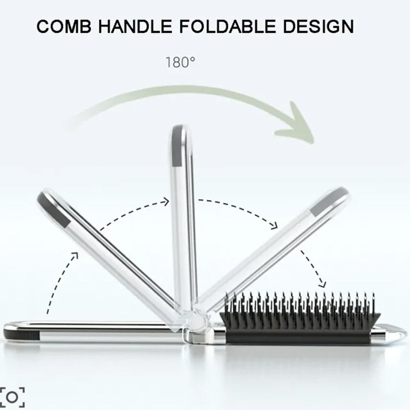 Kalsten | Travel Folding Mirror Hair Brush