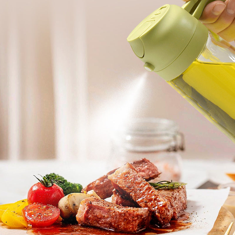 2 in 1 glass oil sprayer and dispenser | Kalsten