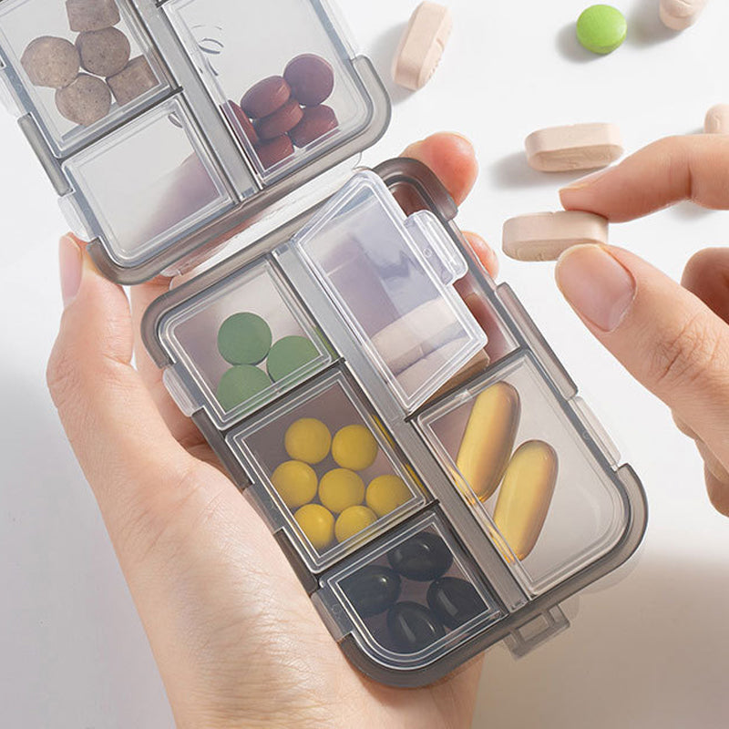 Kalsten | Travel Pill Organizer Box (161 Labels for Customization)