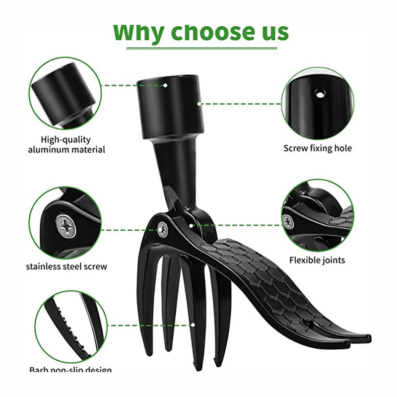 Noxord | Stainless steel adjustable long handle detachable weeder