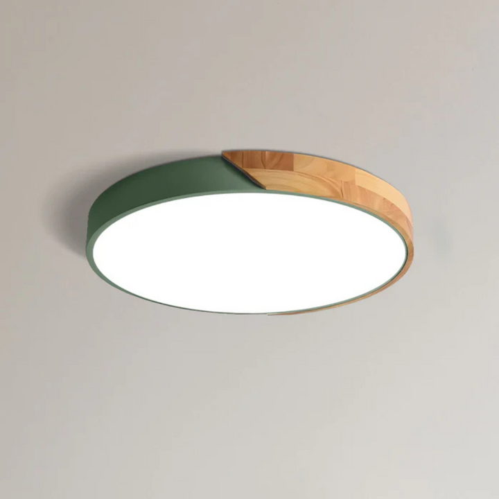 Wood LED Ceiling Lamp – Energy Efficient