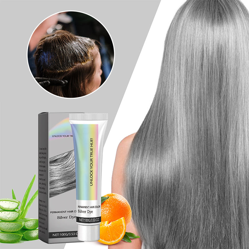 2-in-1 Natural Silver Hair Dye Essence