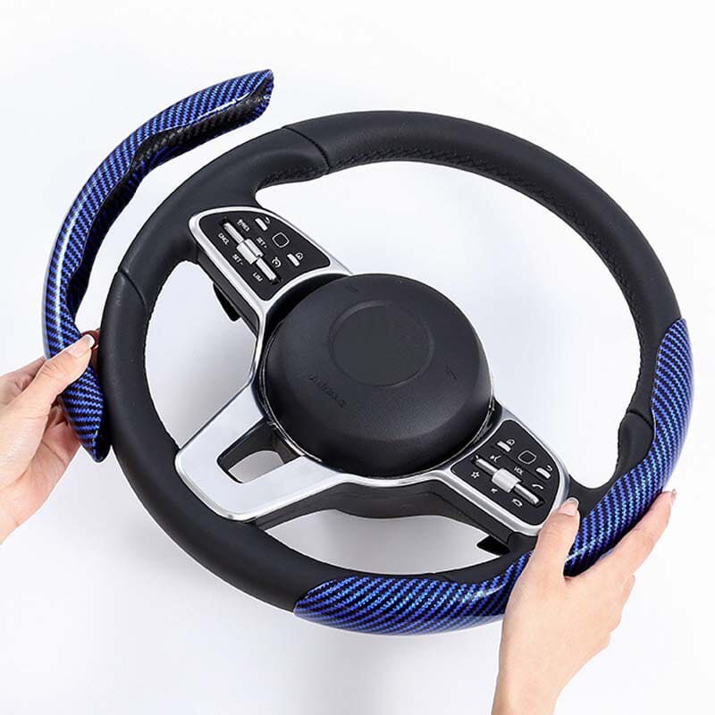 Kalsten | Universal Laser Carbon Fiber Pattern Steering Wheel Cover